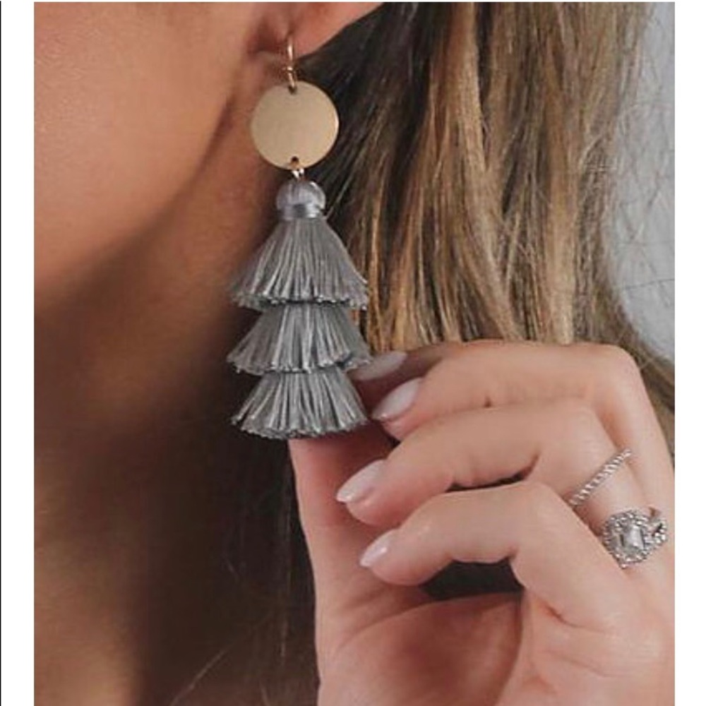 Fringe earrings